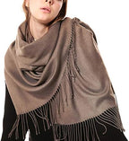 Thick Oversized Pashmina Shawl Wrap for Evening Dresses Winter Warm Shawls - Image 2
