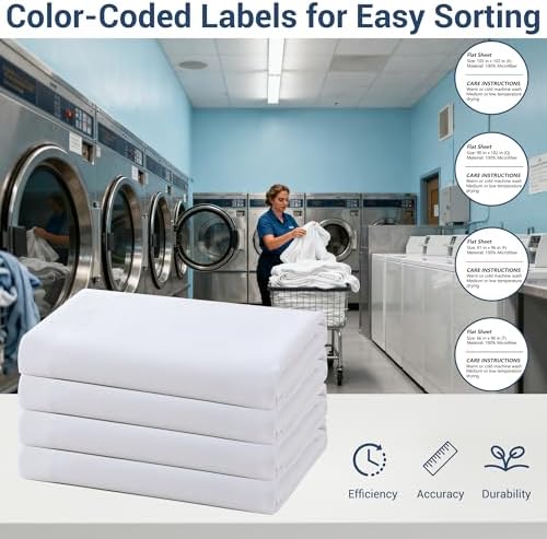 CULVE Bulk Twin Flat Sheets Only, White 6 Pack, Microfiber, 66x96 - Image 4