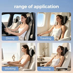 BABUR Car Neck Pillow Ergonomic 100% Memory Foam Headrest for Driving Seat - Image 2
