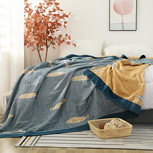 LUTBM Boho Throw Blanket for Bed 60"x80", 100% Cotton Soft Couch Blankets - Image 5