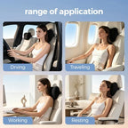 BABUR Car Neck Pillow Ergonomic 100% Memory Foam Headrest for Driving Seat - Image 2