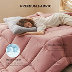 Bedsure Comforter Duvet Insert, Quilted Bedding Blanket, Oeko-TEX - Image 3