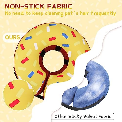 Supet Inflatable Dog Cone Collar Alternative After Surgery, Dog Neck Donut Collar Recovery E Collar for Neuter, Soft Pet Cone for Small Medium Large Dogs - Image 4