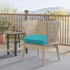 idee-home Outdoor Chair Cushions Set of 4, 19" x 19" D-Shaped - Image 6
