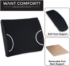 Vaunn Medical Seat Cushion, Lumbar Back Support Pillow for Office Chair with Removable Firm Insert - Image 5