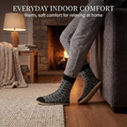 cosyone1997 Mens Slipper Socks Sherpa Fuzzy Non Slip Cozy Gifts - Image 3