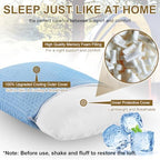 Ivellow Travel Pillow, Camping Pillow for Sleeping,Cooling, Memory Foam -S - Image 3