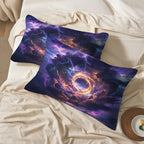 Lightning Pillow Cases Queen Size Set of 2 - Galaxy Vortex Pillowcases with Envelope Closure, Boys Gamer Room Decorative Pillow Covers for Bed Couch, Soft Breathable Microfiber - Image 2