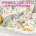 Simple Spring Comforter Full Size, Category A Maternal and Infant Grade Quilt Core - Healthy Warm Comfortable Comforter for Bedroom Living Room Bed Decor(B,200 * 230cm/79 * 91") - Image 6