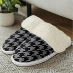 Cotton Slippers With Fluffy Edges House Slippers - Image 3