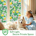 SOMWISE Rainbow Stained Glass Window Privacy Film,Heat Blocking Save Energy - Image 3