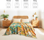 LUTBM Boho Throw Blanket for Bed 60"x80", All Season Cotton Couch Blankets - Image 3