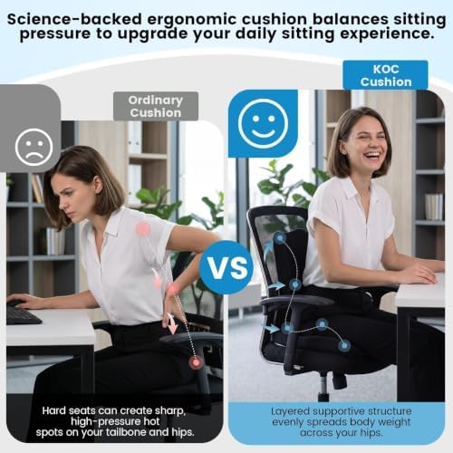Inflatable Travel Seat Cushion for Airplane Long Flights Black - Image 3