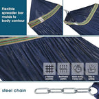 Tranquillo Hammock Stand, Premium Pre-Assembled for Indoor Outdoor, Aegean - Image 2