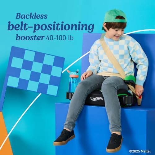 Graco TurboBooster 2.0 Backless Booster Car Seat, Hot Wheels - Image 3
