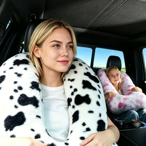 Atablyn Ergonomic Neck Pillow for Travel with Shoulder Wrap Design, Head and Neck Support for Kids & Adults on Airplane, Car and Train - Image 6