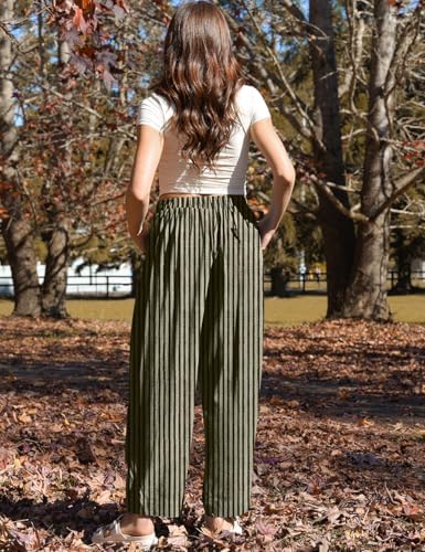 TARSE Womens Linen Barrel Pants Casual Summer Travel Lounge Trousers - Image 4