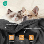 Luciphia Waterproof Blanket for Large Dog, Reversible Sherpa Bed Cover - Image 3