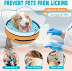 Elevated Inflatable Dog Cone Collar Alternative After Surgery, Dog Donut Collar, Soft Pet Cone to Stop Licking for Small Medium Large Dogs - Image 2