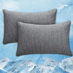 CHOSHOME Cooling Pillow Cases Zipper Pillow Covers Q-Max > 0.45 Zippered Pillowcases for Hot Sleepers, Soft, Breathable, Skin-Friendly, 4 Pack (King, 20"x36", Black) by CHOSHOME