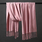 Thick Oversized Pashmina Shawl Wrap for Evening Dresses Winter Warm Shawls - Image 3