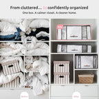 Compactor XXL 3 Vacuum Storage Bag & 3 Semi-Rigid Box, Closet Organizer, 210L - Image 3