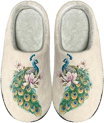 Spa Slippers Home Slippers, Anti-Slip Comfort Lightweight Slippers Closed Toe Casual Shoes House Slippers for Bedroom Home by Hechitok