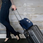 EverSnug Travel Blanket and Pillow Value Pack – Premium Soft & Lightweight | 2 in 1 Compact Blanket for Airplane, Car, Kids and Women | Color Includes Black & Navy Blue - Image 4