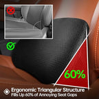Aerovia Oegive 1P Car Lumbar Support with Ergonomic Structure, Suitable for Office Chairs, Gaming Chairs and Car Seats, Memory Foam Material with Breathable Mesh Fabric, Long-Lasting Lumbar Support - Image 2