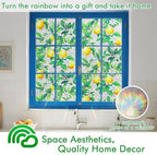 SOMWISE Rainbow Stained Glass Window Privacy Film,Heat Blocking Save Energy - Image 4