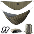 AYAMAYA Single & Double Hammock Underquilt, 4 Season Camping Hammock Quilt by AYAMAYA