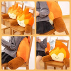 Reading Pillow for Sitting in Bed - Funny Campfire Back Rest, Fake Fire Backrest for Chair, Couch, Sofa and Car - Cartoon Bonfire Design - Image 6