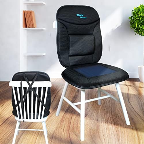 Sojoy Truck Seat Cushion – Gel Memory Foam Seat Pad with Lumbar & Back Support, for Office Chair, Car & Semi-Truck, Pain Relief & All-Day Comfort - Image 5