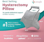 Zomaple Hysterectomy Pillow with Neck Strap for Abdominal Surgery Support - Image 2