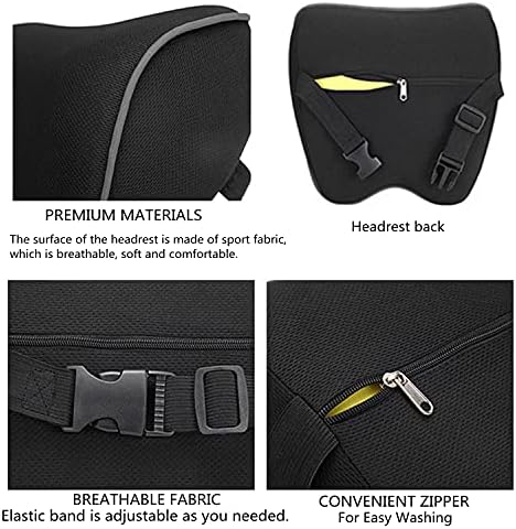 Car Seat Neck Pillow, Headrest Cushion Relieve Neck Pain for & Muscle Tension,100% Memory Foam Neck Support Head Pillow for Ergonomic Design - Image 5