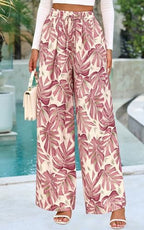 PRETTYGARDEN Womens Pants Elastic Waist Striped Lightweight Palazzo Pant - Image 3