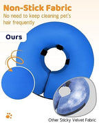Supet Inflatable Dog Cone Collar Alternative After Surgery, Dog Neck Donut Collar Recovery E Collar for Neuter, Soft Pet Cone for Small Medium Large Dogs - Image 4