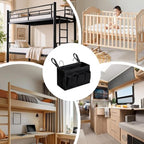 Bedside Organizer Iron Frame Multi-Pocket Hangable Basket - Image 4