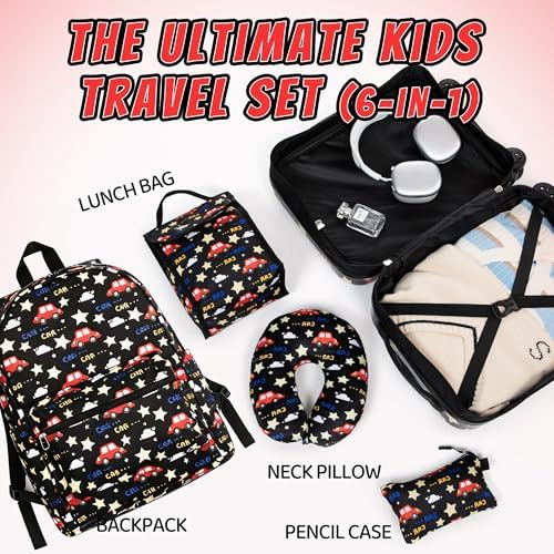 16’’ Kid’s Luggage Set with Spinner Wheels, Hardside with Suitcases,6 Piece - Image 5