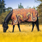 Jeffers 1200D Standard Neck Turnout Blanket, 240G, 75" - Bloomin Toolin by Jeffers
