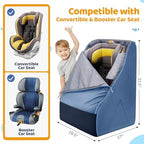 YOREPEK Padded Gate Check Car Seat Travel Bag, Baby Travel Essentials - Image 2