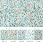 HoneiLife Botanical Quilt King Size - Spring/Summer Quilts 3-Piece, Microfiber Bedspreads Wildflower Coverlets Floral Quilt Sets Lightweight Bed Cover, Queen Quilt Bedding Sets All Season Use - Image 7