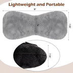 Colingmill 2 Pcs Neck Pillow for Recliner Chair Headrest,Black and Grey - Image 2