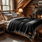 Whispering Winds 100% Wool Blanket, Premium Queen Size (90"x90") - Image 3