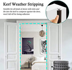 LSGCQ Kerf Weather Stripping for Door Seal Strip, 40 Ft, Brown - Image 6