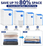 20 Jumbo Vacuum seal bags for clothing travel,comforter vacuum storage bag - Image 2