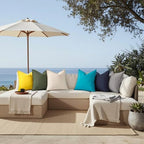 decorUhome Outdoor Waterproof Faux Linen Throw Pillow Covers 22x22 Set of 2 - Image 6