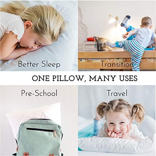 Little Sleepy Head Youth Pillow 16x22 for Sleeping – Soft & Supportive Hypoallergenic Bed Pillow with Down-Like Fill – Comfortable Pillow for Bedtime, Naps & Everyday Sleep - (1 Pack) - Image 6