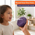 Special Supplies Vibrating Pillow Sensory Pressure Activated for Kids and Adults, 12” Plush Minky Soft Cover, Textured Therapy Stimulation Bumps-Vibrations, Music & Voice Recording (Purple) - Image 3