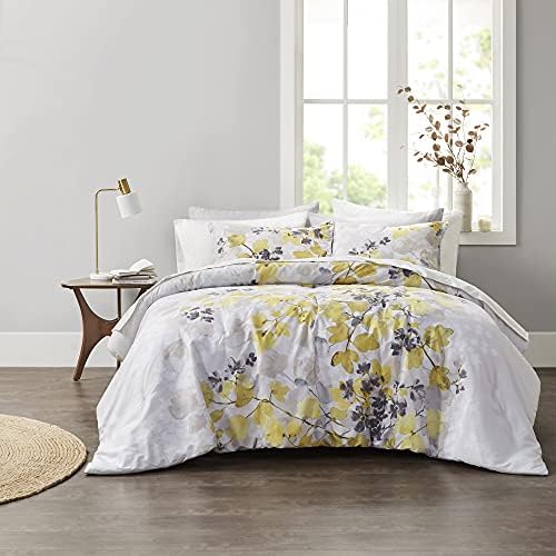 Madison Park Essentials King Comforter Set, Bed in a Bag Yellow 9PC - Image 4